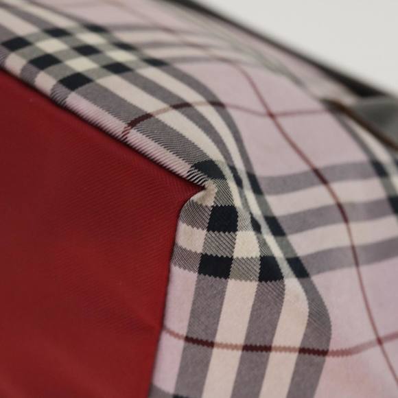 BURBERRY Nova Check Hand Bag Nylon Beige Auth ar8988 - Picture 14 of 16